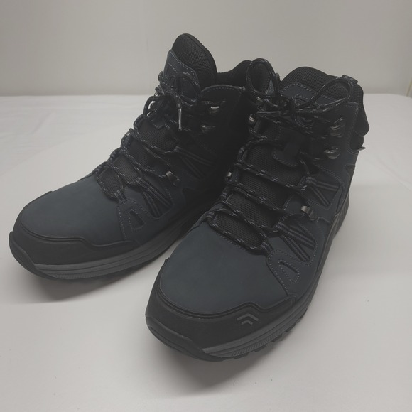 Orthofeet Shoes - OrthoFeet Women's Dakota Water proof Blue Ankle Hiking Boot Size 9.5 Wide